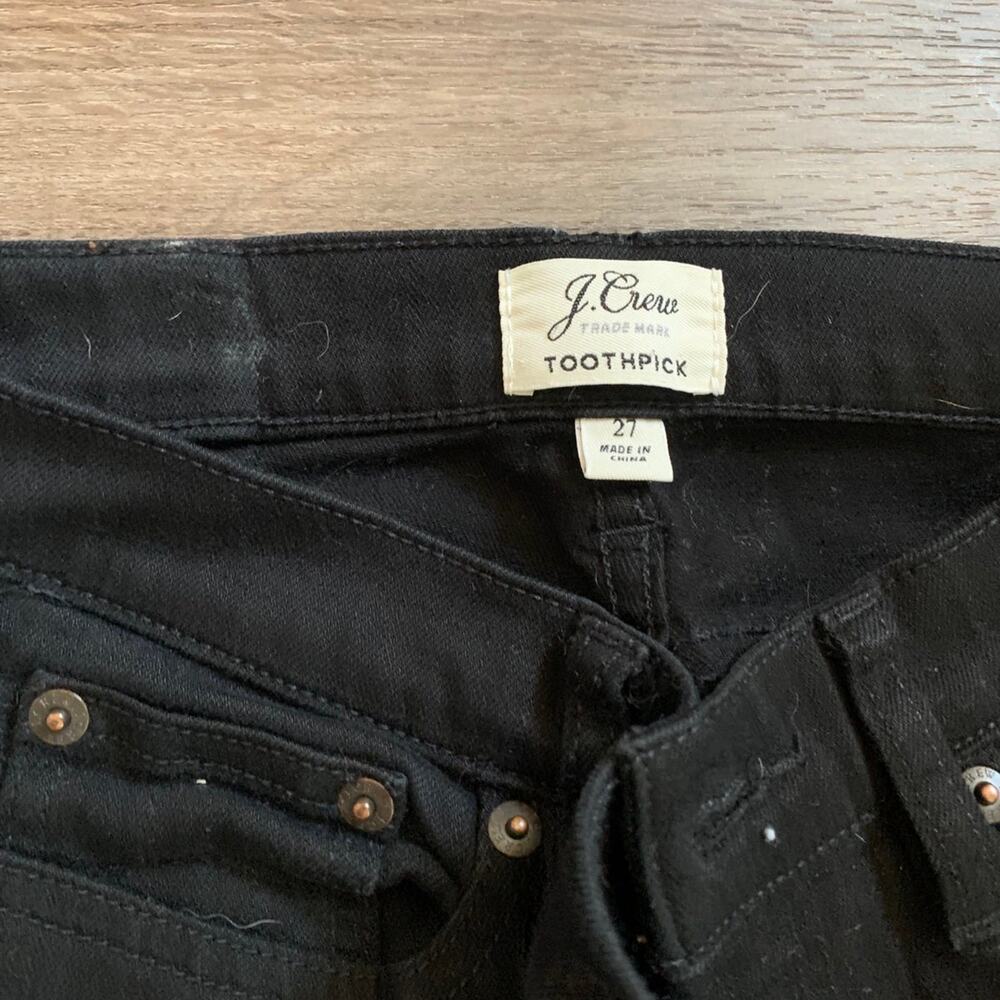 Skinny Jeans Lot of 3 Old Navy Rockstar & J. Crew Toothpick Women’s Size 0 4 27 - Picture 6 of 12